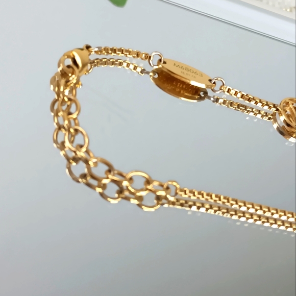 Louis Vuitton RARE ✨️Speedy Pearl Gold Tone Bracelet M68063 - Picture 10 of 14